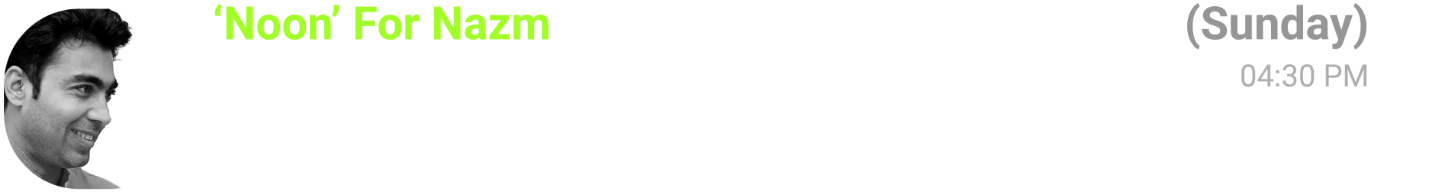 Noon For Nazm - Dr. Abdul Moid Rasheedi